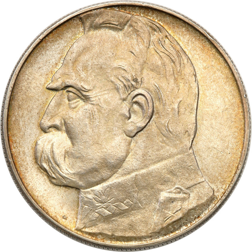 RP. 10 złotych 1937 Piłsudski